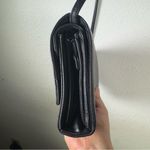 Kolton Black Leather Shoulder Bag with Minimalist Design Photo 6