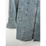 BLANK NYC Smooth Talker Denim Zip Front Mini Dress Jacket Y2K Size M Photo 5