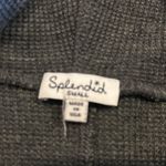 Splendid  Women’s Grey Turtleneck Waffle Long Sleeve Top Photo 6