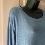 J.Crew J. By  Light Blue Long Sleeve Soft Sweater With Tie On Bottom- Size Small Photo 2