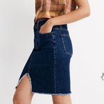Madewell NWT!-Stretch Denim Pegged Skirt in Bellhaven Wash: Cutout Edition sz 24" Photo 4