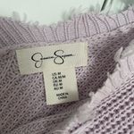 Jessica Simpson  frayed cropped sweater Photo 1