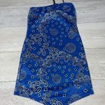 Pretty Little Thing Pretty‎ little thing sexy blue bandana neck bodycon mini dress  size 4 Photo 4