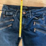 River Island Dark Wash Skinny Jean With Front Zipper Detail 27 (?) Photo 2