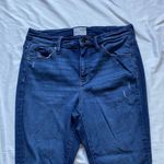 Universal Threads Universal Thread Dark Blue Distressed Skinny Jeans Photo 3