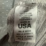 Fresh Produce  Polka Dot Sweater Size XL Gray Textured Pullover Photo 4