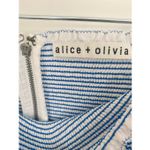 Alice + Olivia  Marna Embroidered Tiered Tie-Strap Midi Dress Sz S Photo 5