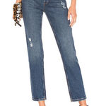 ANINE BING  Peyton High Rise Jeans in Navy Photo 0