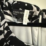 Jones New York  Midi Dress Black and White sz 10 Photo 3