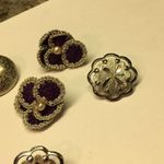 Lot Of 4 Costume Earrings Vintage Photo 6