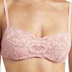 We Are HAH Hook Up Bra Size DD Band 32-40 Lace Balconette Dusty Rose Underwire Photo 0