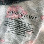 Lane Bryant Top Floral Lace Mesh Lace Trim Sweatshirt Plus Size 14/16 Photo 5