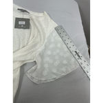 Womans Marc NY Short Flutter Sleeve Pullover T Shirt XL White NWT Photo 6