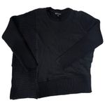 Athleta NWT Black Oversized Chunky Crewneck Sweater Size S Photo 3