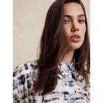 Banana Republic  NEW WITH TAGS SATIN MINI SHIRT DRESS MSRP$100 medium Photo 1