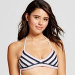 Xhilaration Striped Halter Crochet Bikini Jrs S Photo 0