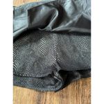 EXPRESS Womens 8 Skort Black Silver Snakeskin Skirted Shorts Asymmetrical NWT Photo 3