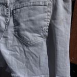 Paige  Distressed Denim Shorts‎ White Photo 5