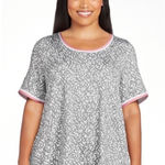 secret treasures Womens Heathered Gray Knit Sleep Shirt, Small NWT Photo 0