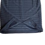 Jennifer Lopez Pencil Skirt Small Black Knee Length Elastic Waist Slit JLO NWT Photo 13