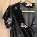Urban Outfitters Floral Velvet Wrap Dress Size M Photo 2