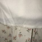 Romwe NWT  Women’s Floral Print Tie Shoulder Defined Waist Ruffle Hem Mini Dress Photo 5