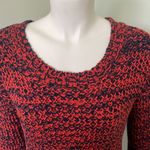 J.O.A. Red Cotton Street Heat Chunky Sweater Photo 3