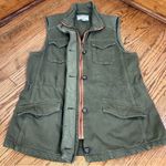 Lucky Brand Hunter Green Military Style Outdoor Utility Sleeveless Vest Size M Photo 11