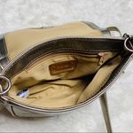 Nine West  Metallic Champagne Jeweled Crossbody Bag Purse Photo 4