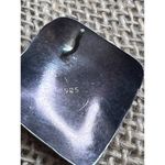 Vintage Sterling Silver pierced earrings green stones Native American Southweste Photo 2