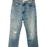 SLVRLAKE Stella High Rise Straight Distressed Premium Jeans Sz 31 Photo 2