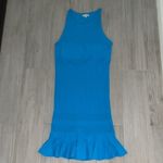 Sweater Knit Tank Dress Blue Size M Photo 2