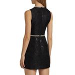 Alice + Olivia NEW Ellis Crystal Bow Embellished Jacquard Mini Dress Size 2 Photo 4