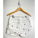 Crown & Ivy Shorts Womens Tropical Denim White/Blue Size 4 Photo 3