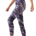 Marika Sport Black Printed Capri Activewear Workout Leggings ~ Womens Size XL Photo 0