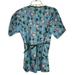 Shana Scrubs Christmas Scrub‎ Shirt Blue Size M Photo 4
