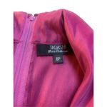 Tadashi Shoji magenta taffeta blouse Petite collection sz 6 petite Photo 3