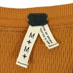 Free People We The  Mustard Yellow Rainbow Embellished Thermal Top Size Medium Photo 5