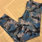 Terez  Cropped Denim-like Camouflage Capri Leggings Photo 0