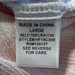  HYFVE HYFVE large womens blouse button down long sleeve tie bottom Photo 2