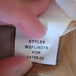 prAna  FLINT MAXI TUNIC SHIRT DRESS ORANGE BURGUNDY PLAID BUTTON FRONT M Photo 14