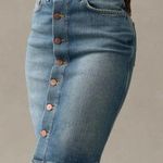 Pilcro and the Letterpress Anthropologie Pilcro Slim Denim Skirt 4 Women’s Light Blue Photo 0