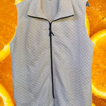 Caroline Rose Quilted‎ White Full Zip Vest Size Medium Photo 0
