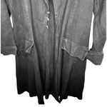 On Fire Vintage Red Balls  Black Long Coat Photo 3