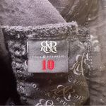 Rock & Republic Black Lolita Star Print Denim Shorts size 10 Photo 2