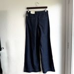 a.n.a NWT . Womens Jeans Denim Dark Blue Wide Leg High Rise Slant Pockets Size 8 Photo 1