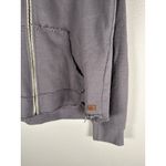 O'Neill  size Medium M Gray full zipper front sweatshirt hoodie jacket Women's Photo 10