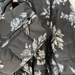 White House | Black Market  Women’s‎ Black White Floral Quilted Puffer Jacket XL Photo 6