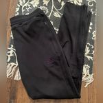 Adidas  leggings pants 3 stripe black on black climacool zipper Photo 6