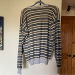 barney's new york 90s Vintage  Oversized Retro Grunge Striped Crewneck Sweater L Photo 5